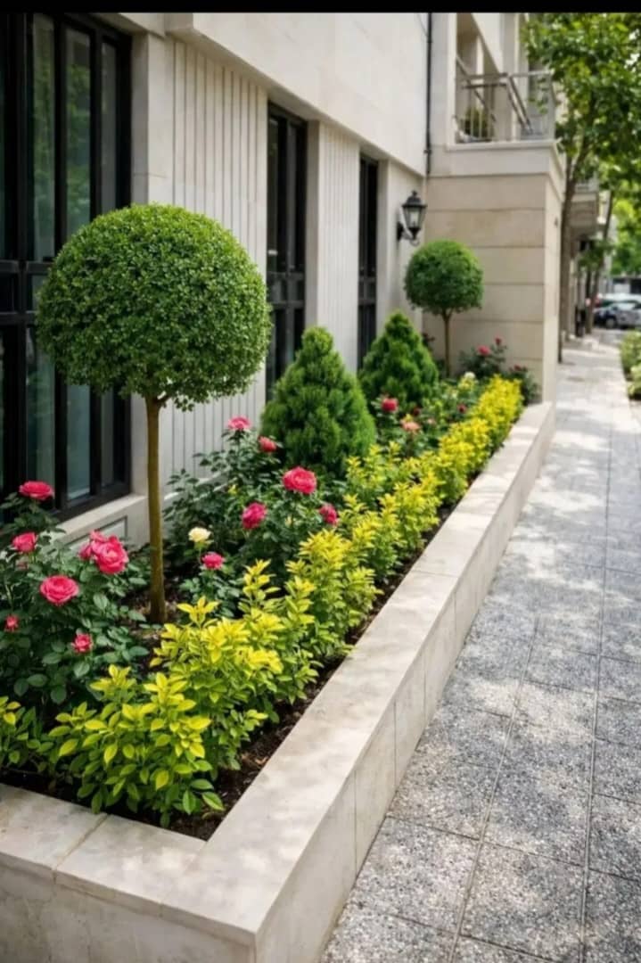 نمونه اجرای فضای سبز سروگل در نیاوران